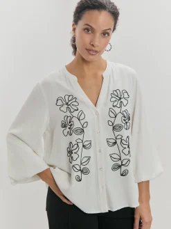 Encuentro Moda BLUSA BORDADO MANGAS
