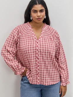 Encuentro Moda BLUSA CUADROS CANESÚ