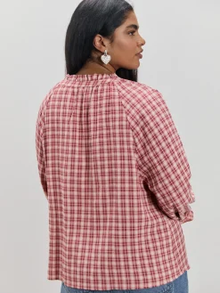 Encuentro Moda BLUSA CUADROS CANESÚ