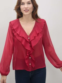 Encuentro Moda blusa volantes