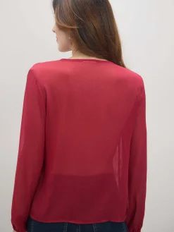 Encuentro Moda blusa volantes