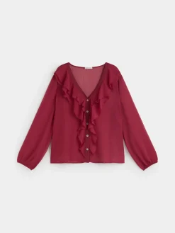 Encuentro Moda blusa volantes