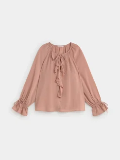 Encuentro Moda BLUSA VOLANTES LAZOS