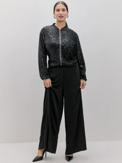 Encuentro Moda BOMBER DE LENTEJUELAS
