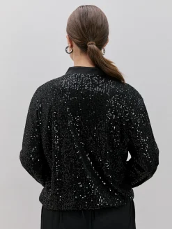 Encuentro Moda BOMBER DE LENTEJUELAS