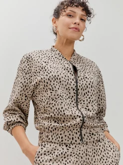 Encuentro Moda BOMBER ESTAMPADO ANIMAL