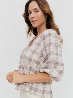 Encuentro Moda CAMISA ABLUSONADA CUADROS