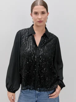 Encuentro Moda CAMISA DE LENTEJUELAS