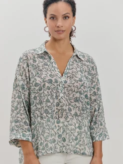 Encuentro Moda camisa manga volumen
