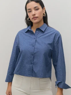 Encuentro Moda camisa strass