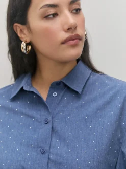 Encuentro Moda camisa strass