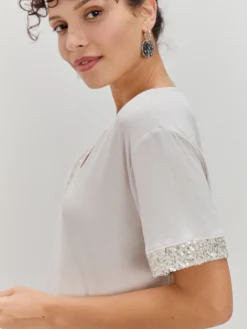 Encuentro Moda CAMISETA LENTEJUELAS
