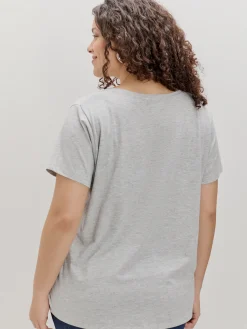 Encuentro Moda CAMISETA BRILLO PLATEADO
