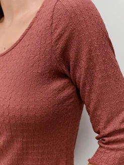 Encuentro Moda CAMISETA CRINCKLE 3/4