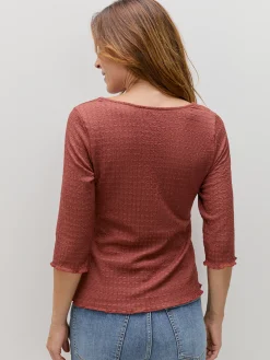 Encuentro Moda CAMISETA CRINCKLE 3/4