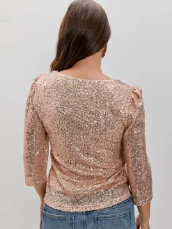 Encuentro Moda CAMISETA LENTEJUELAS