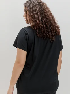 Encuentro Moda CAMISETA LETRAS LEOPARDO