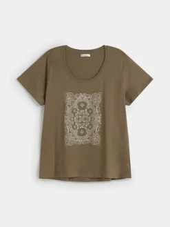 Encuentro Moda CAMISETA PAISLEY BICOLOR