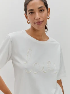 Encuentro Moda CAMISETA PERLAS LOVE