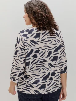 Encuentro Moda CAMISETA RANGLAN ESTAMPADA