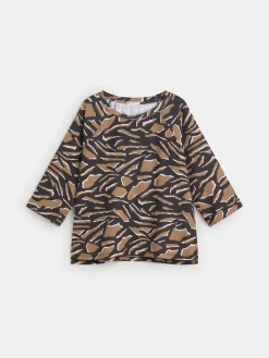 Encuentro Moda CAMISETA RANGLAN ESTAMPADA