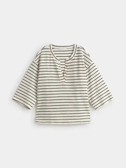 Encuentro Moda CAMISETA TEXTURA BOTON