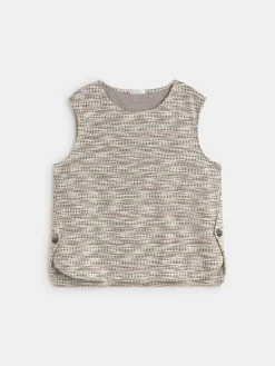 Encuentro Moda CHALECO TEXTURA BOTON