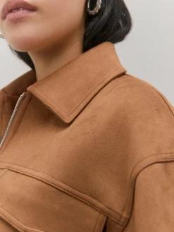 Encuentro Moda CHAQUETA ANTELINA CREMALLERA