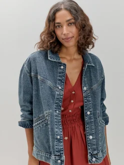 Encuentro Moda CHAQUETA DENIM FLECOS