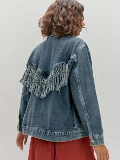 Encuentro Moda CHAQUETA DENIM FLECOS