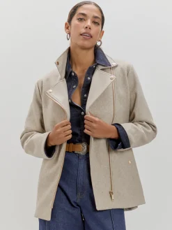 Encuentro Moda CHAQUETA LARGA CINTURÓN