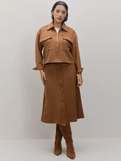 Encuentro Moda FALDA CON BOTONES