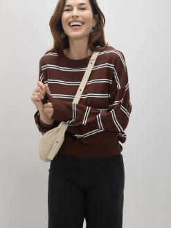 Encuentro Moda JERSEY RAYAS MARRON