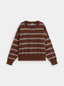 Encuentro Moda JERSEY RAYAS MARRON