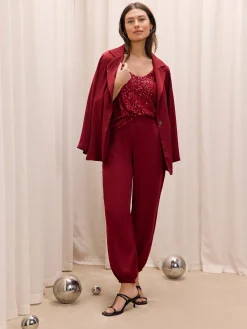 Encuentro Moda PANTALÓN BOMBACHO SATINADO