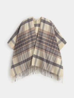Encuentro Moda PONCHO CUADROS BRILLOS