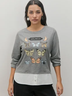 Encuentro Moda SUDADERA MARIPOSAS