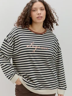 Encuentro Moda SUDADERA RAYAS LETTERING