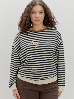 Encuentro Moda SUDADERA RAYAS LETTERING