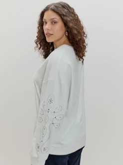 Encuentro Moda SUDADERA TACHAS PLATEADAS