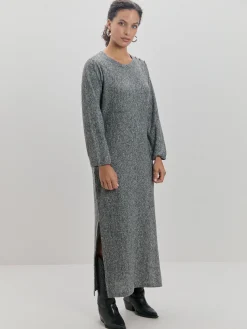 Encuentro Moda VESTIDO LANOSO PLISADO