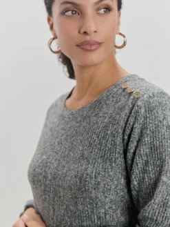 Encuentro Moda VESTIDO LANOSO PLISADO