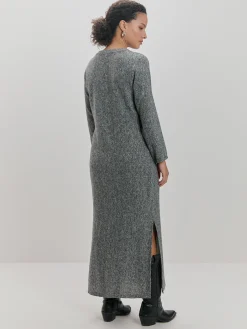 Encuentro Moda VESTIDO LANOSO PLISADO