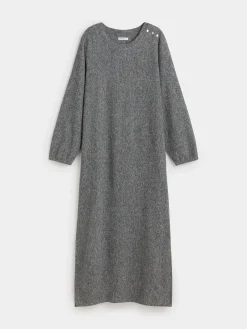 Encuentro Moda VESTIDO LANOSO PLISADO